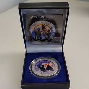 American Heroes Silver Dollar Coin